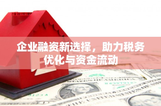 天桥企业融资新选择，助力税务优化与资金流动