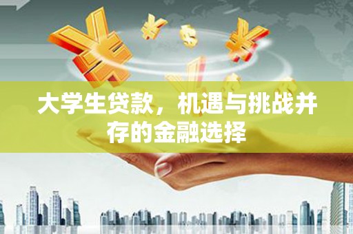 天桥大学生贷款，机遇与挑战并存的金融选择