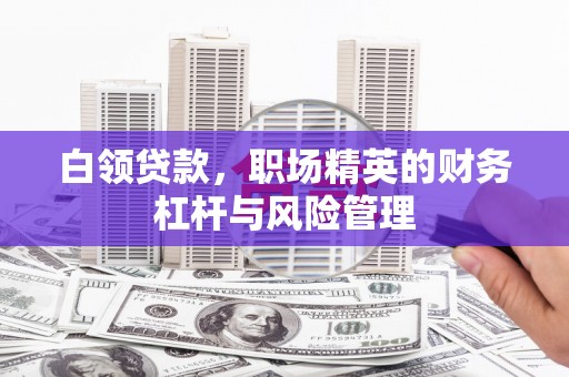 天桥白领贷款，职场精英的财务杠杆与风险管理