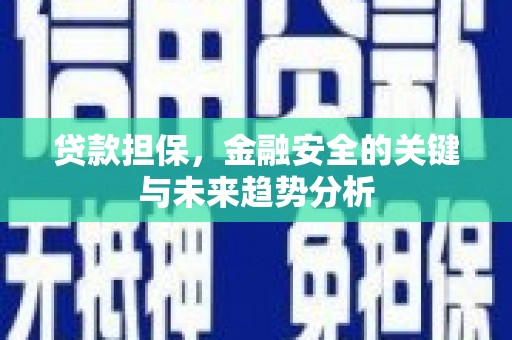 天桥贷款担保，金融安全的关键与未来趋势分析