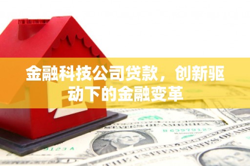 天桥金融科技公司贷款，创新驱动下的金融变革