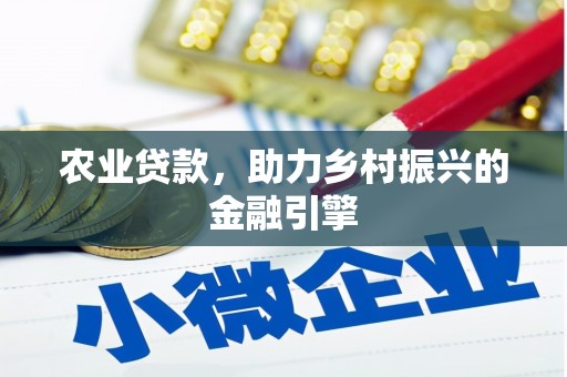 天桥农业贷款，助力乡村振兴的金融引擎