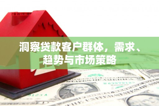 天桥洞察贷款客户群体，需求、趋势与市场策略