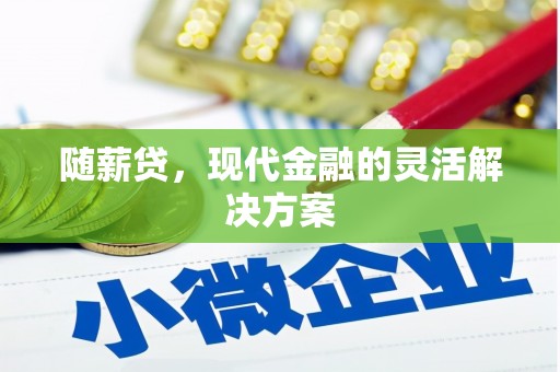 天桥随薪贷，现代金融的灵活解决方案