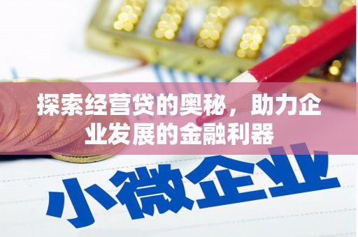 天桥探索经营贷的奥秘，助力企业发展的金融利器
