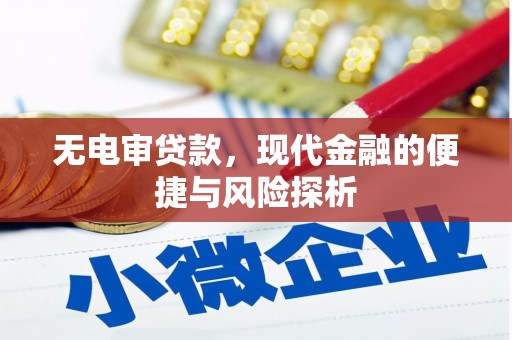 天桥无电审贷款，现代金融的便捷与风险探析