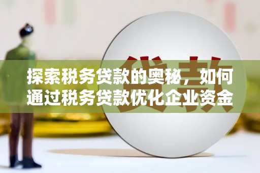 天桥探索税务贷款的奥秘，如何通过税务贷款优化企业资金流