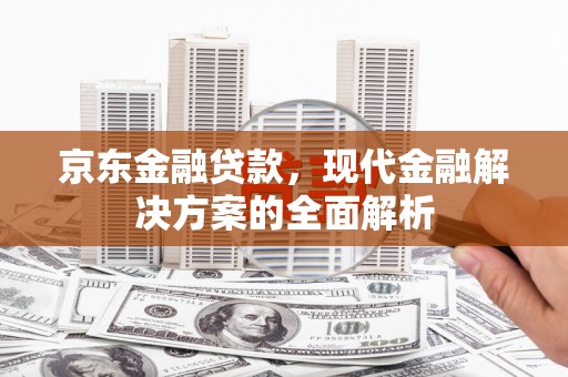 天桥京东金融贷款，现代金融解决方案的全面解析
