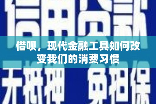 天桥借呗，现代金融工具如何改变我们的消费习惯