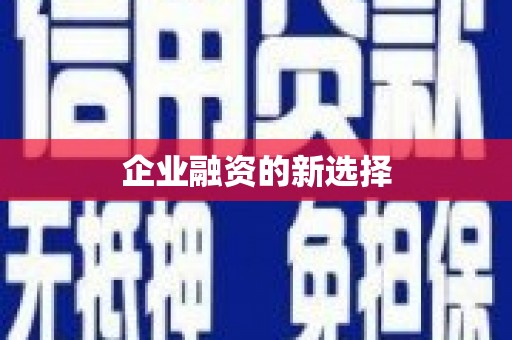 天桥企业融资的新选择
