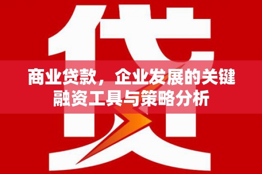 天桥商业贷款，企业发展的关键融资工具与策略分析