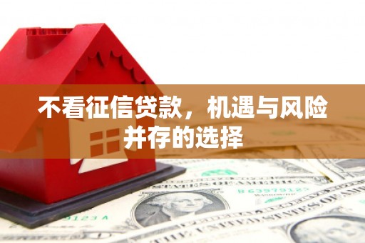 天桥不看征信贷款，机遇与风险并存的选择